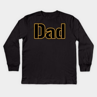 Pittsburgh DAD! Kids Long Sleeve T-Shirt